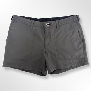 Patagonia 8 Happy Hike 4 Inch Outdoors Hiking Shorts Grey Gray Ink Black